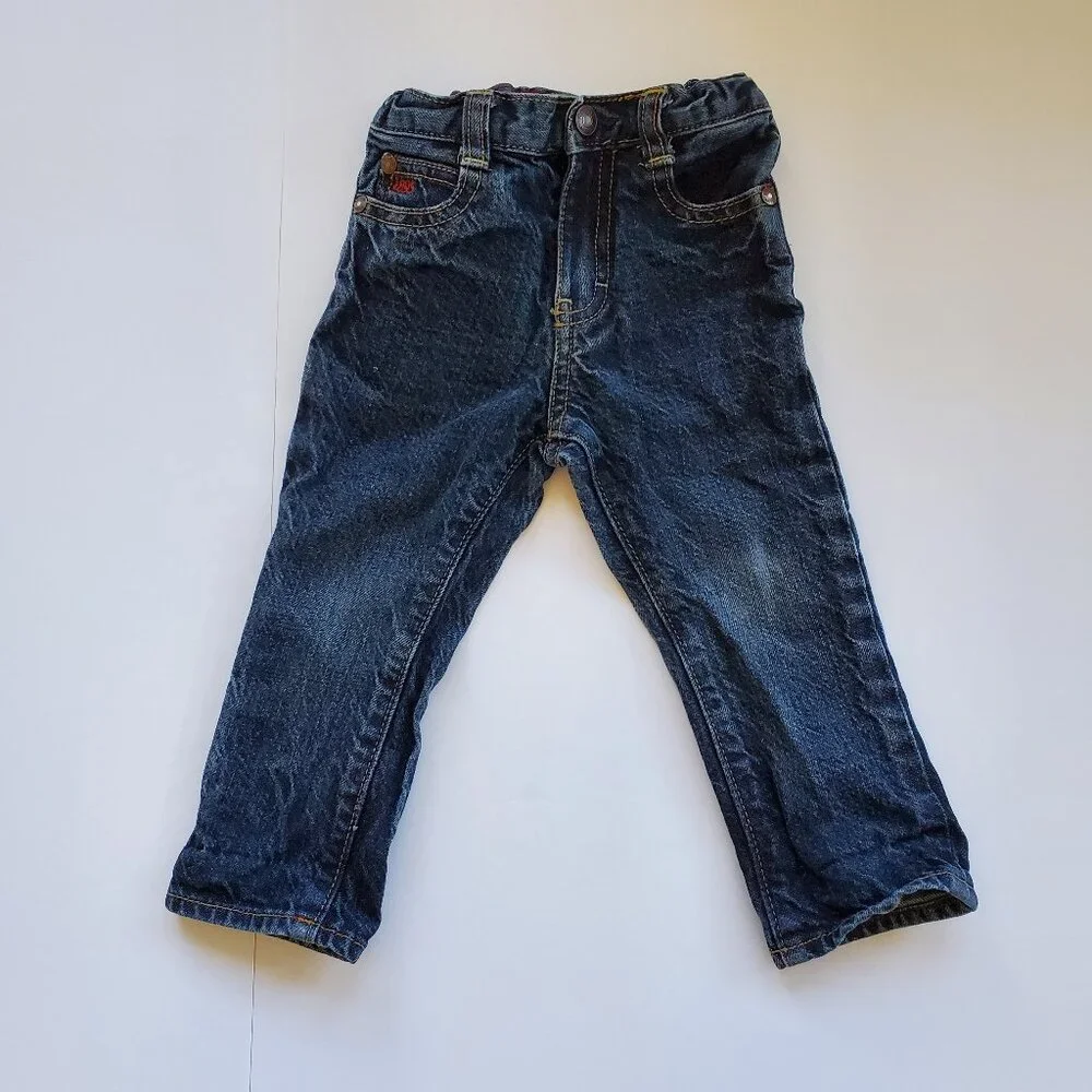 Oshkosh straight leg elasticized waist jeans